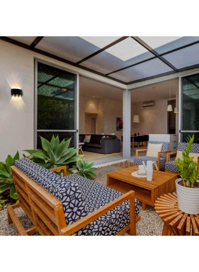 Beauenty Aluminum Waterproof LED Wall Lamp (Black, 3000K) - Image 4